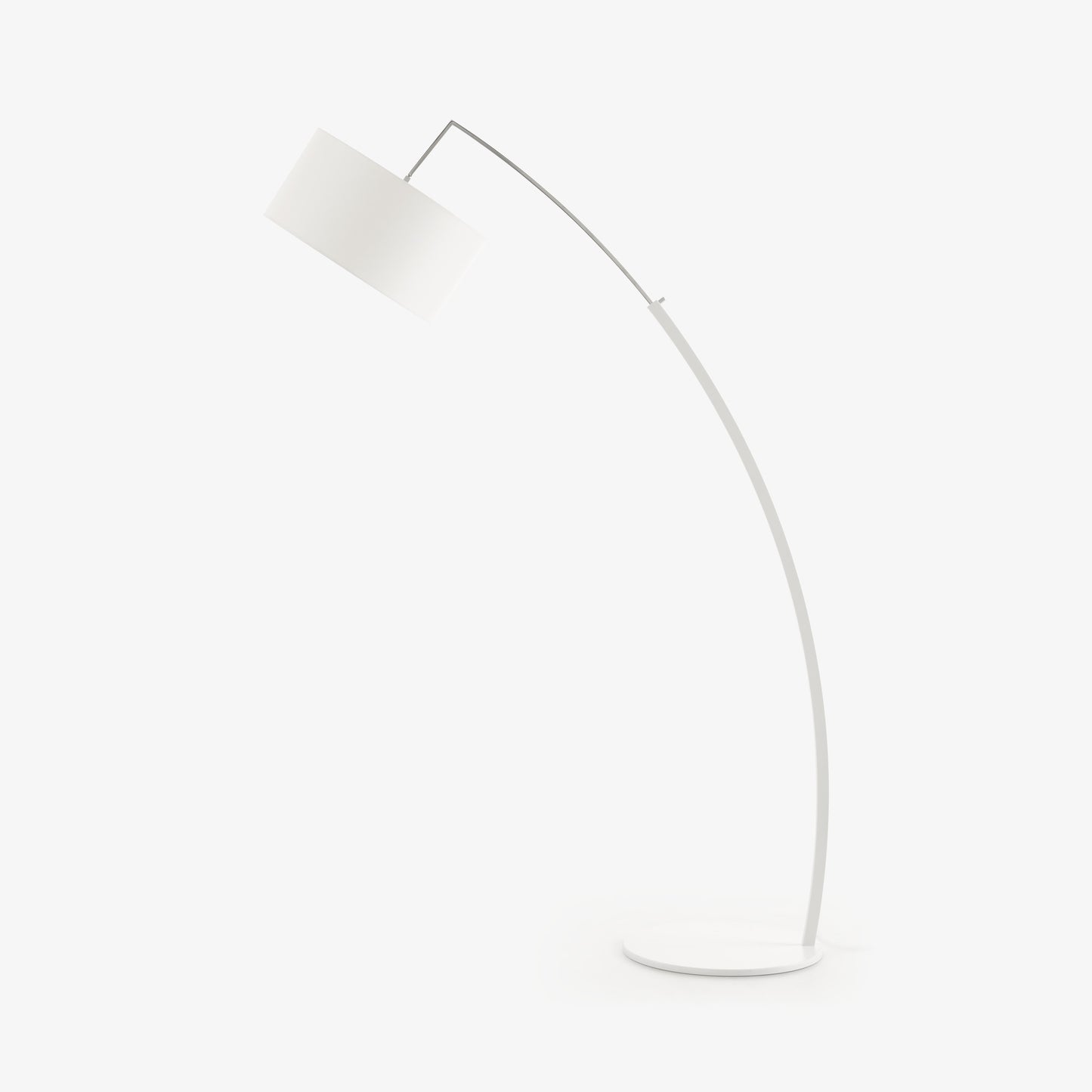 寸法 - コットンシェード付きメタルフロアランプ