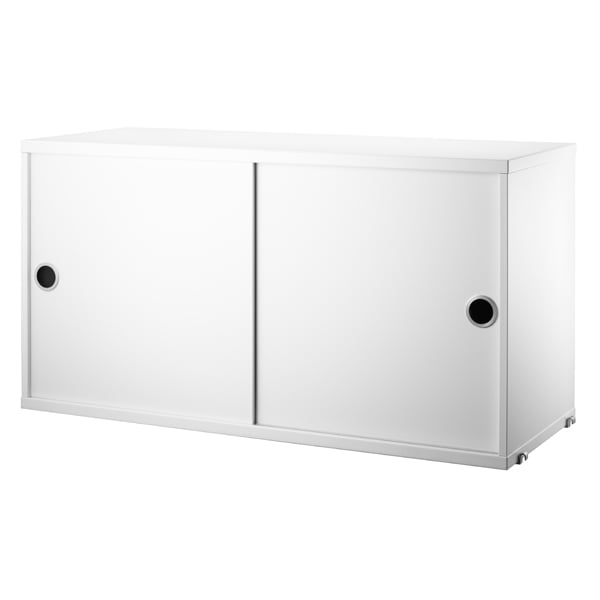 String cabinet by String Furniture #78 x 30 cm, white #