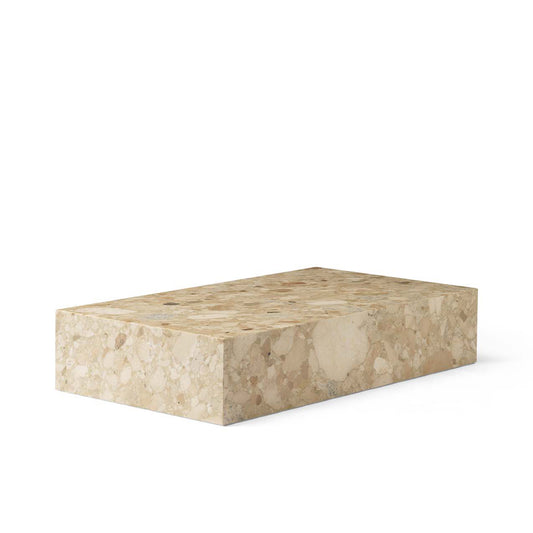 Plinth Grand marble coffee table by Audo Copenhagen #Sand Kunis Breccia