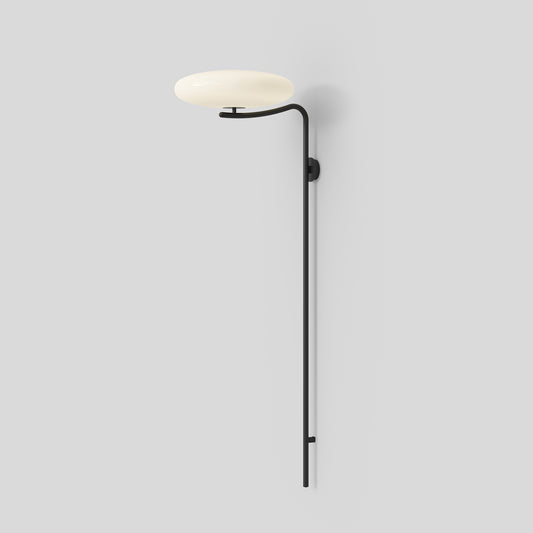 Model 2065 Wall Lamp by Astep #White Diffuser / Black Structure