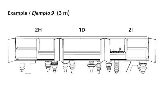 マルチレッグショータイムキャビネット