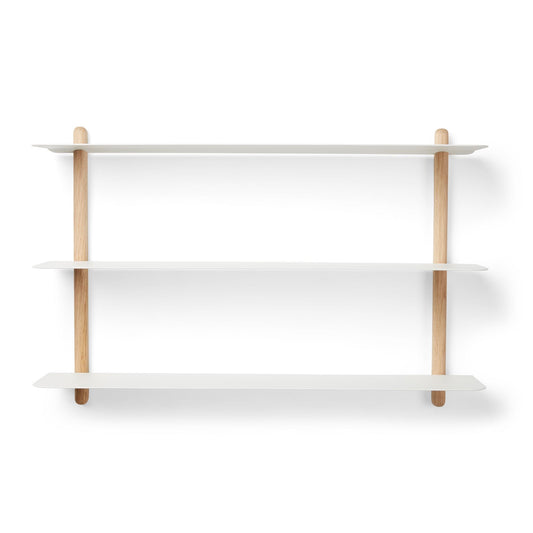 Nivo Shelf A by Gejst #Light Oak/White