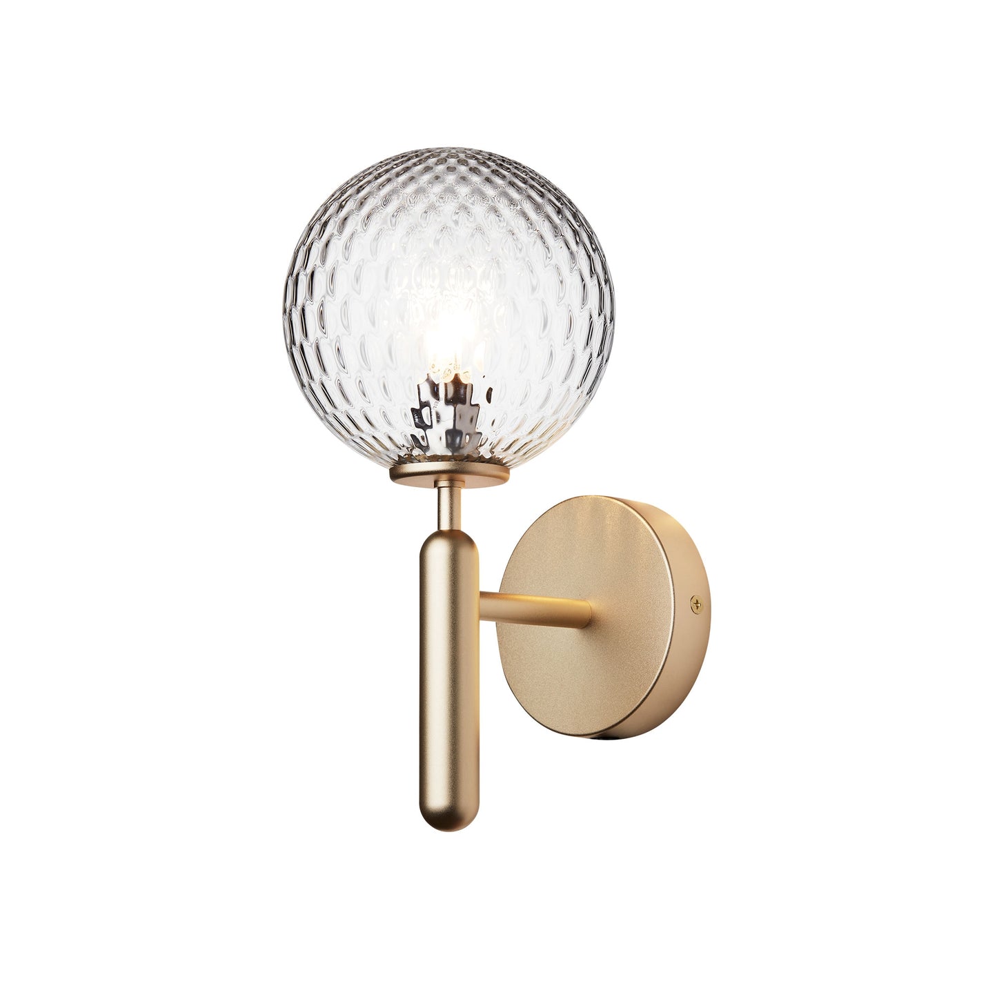 Miira Wall Lamp by Nuura #Brass/ Optic Clear