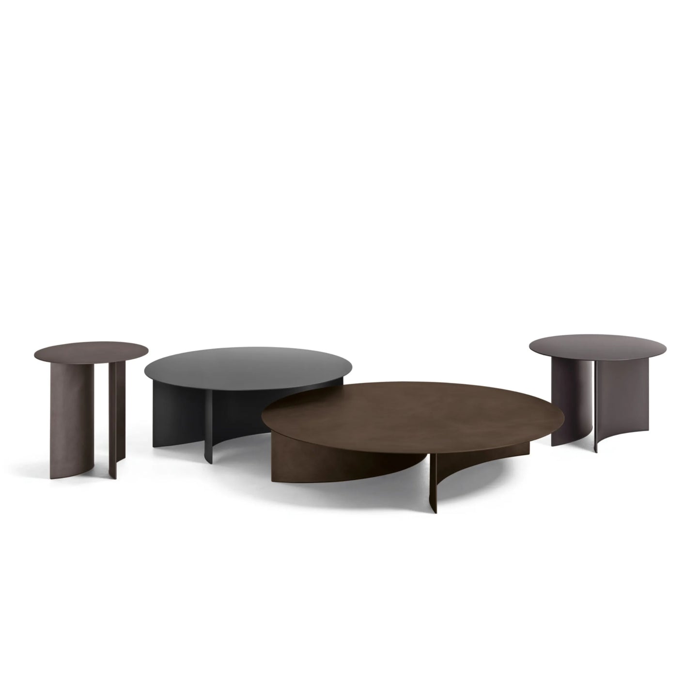 PIERRE - ラウンドメタルガーデンサイドテーブル