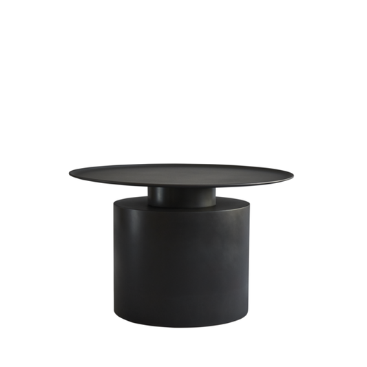 Pillar Low Plated Metal Table by 101 Copenhagen #Burned Black
