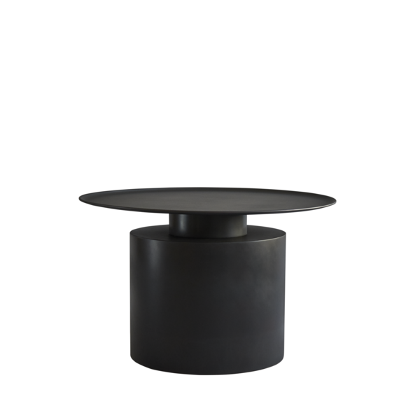 Pillar Low Plated Metal Table by 101 Copenhagen #Burned Black