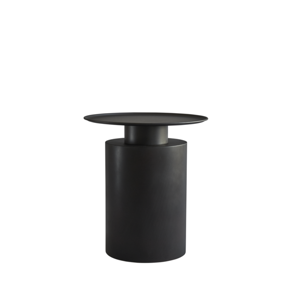 Pillar Tall Plated Metal Table by 101 Copenhagen #Burned Black