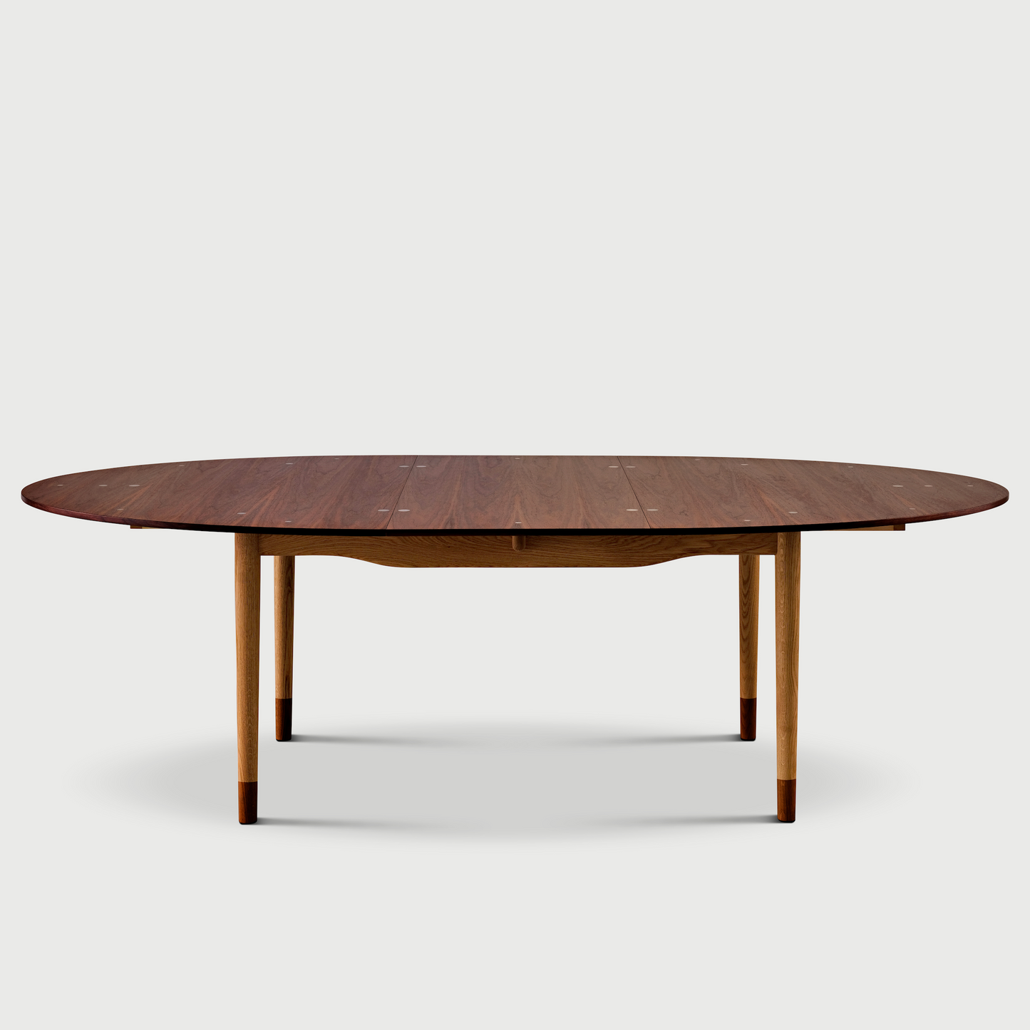 小さなシルバーテーブル(拡張用リーフ2枚付き)