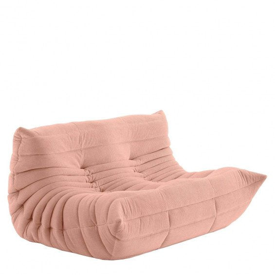 TOGO スモールセッティー - アームレストなし 2人掛けファブリックソファ