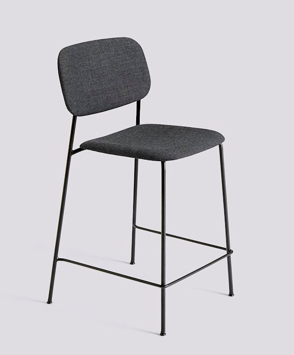 Soft Edge 91 Bar Stool (full upholstery) by HAY