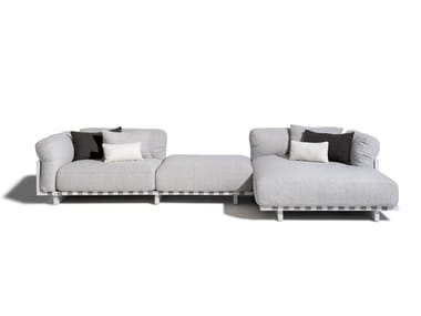 ARGO-ALU - Modular fabric garden sofa by Talenti