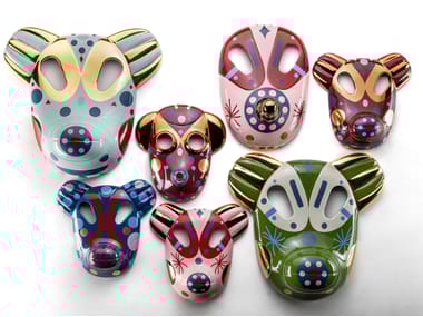 MASKHAYON - Ceramic sculpture by Bosa