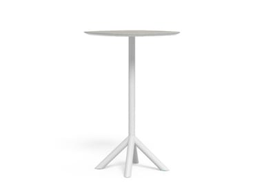 CORAL - Garden table in aluminum and top in porcelain stoneware by Talenti