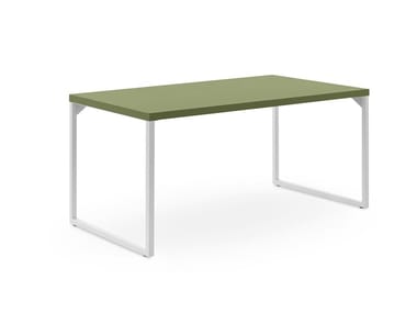 Desk with Loom legs - Modular desk by Nidi
