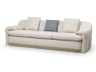 ECLIPSE - 4 seater leather sofa by Turri