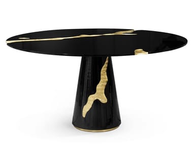 LAPIAZ BLACK - Wooden dining table by Boca do Lobo