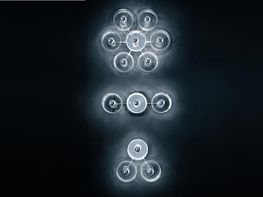 FIORE - 103/123/139/173 - Blown glass wall lamp / ceiling lamp by Oluce