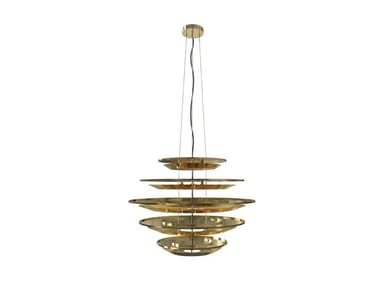 HENDRIX CHANDELIER - Brass pendant lamp by Delightfull