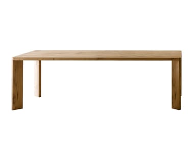 MANERO - Rectangular oak table by Miniforms
