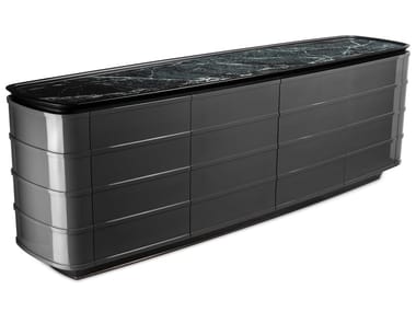 NOMOS - Wooden sideboard with drawers by Visionnaire