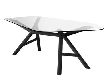 OTTO - Glass table by Miniforms