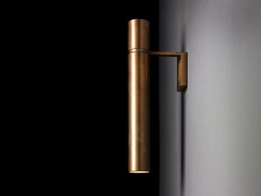 TUBULAR - LED brass wall lamp by Henge