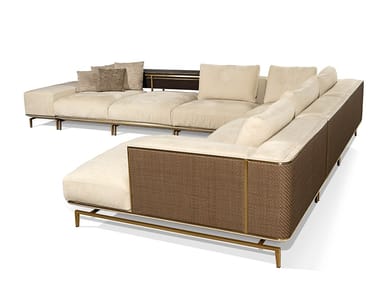 BACKSTAGE - Corner sectional fabric sofa by Visionnaire