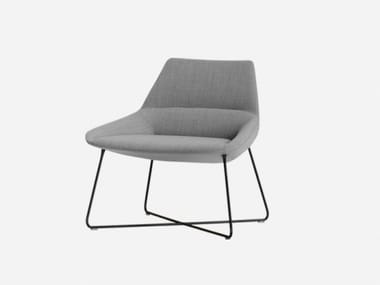 DUNAS XL - Fabric easy chair by Inclass