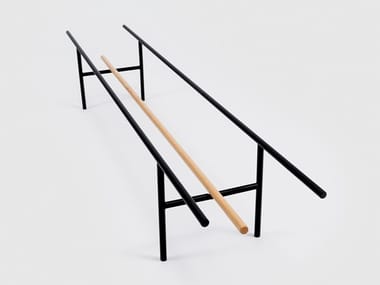 FRUIT BOWL NO. 5.5 - Painted metal fruit bowl by Danese Milano