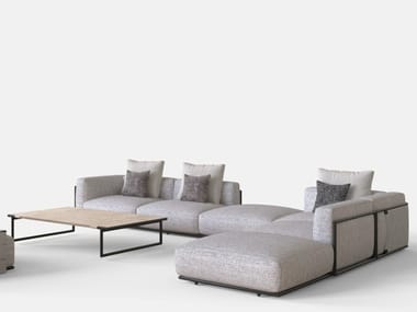 TRESS? - Sectional fabric garden sofa by Talenti