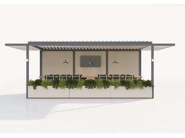 HUB OUTDOOR - Freestanding pergola by Kettal