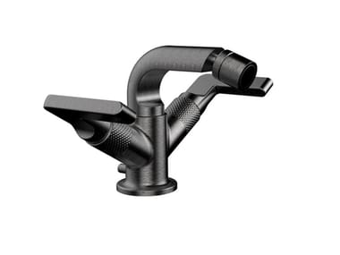 INCISO - - Chromed brass bidet mixer with swivel spout by Gessi