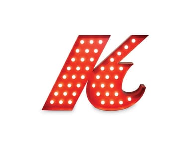 LETTER K - Light letter by Delightfull