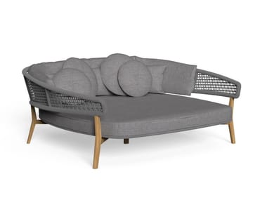 MOON TEAK - Nautical rope garden bed by Talenti