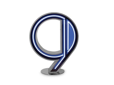 NUMBER 9 - Fluorescent Light letter by Delightfull