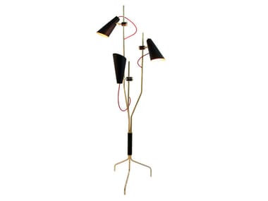 EVANS - Adjustable brass floor lamp by Delightfull