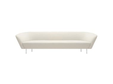 LOOP - 3 seater fabric sofa by Arper