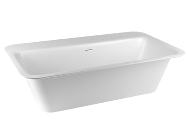 RETTANGOLO - Rectangular built-in Cristalplant® bathtub by Gessi
