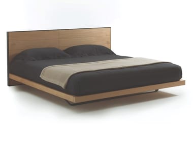 RIALTO 1 - Wood veneered multilayer double bed by Riva 1920