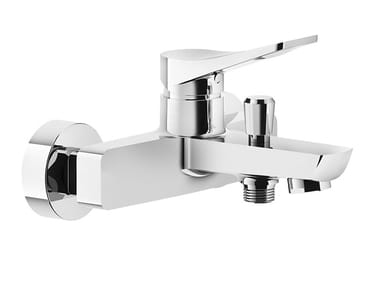 RILIEVO - 2 hole brass bathtub mixer with diverter by Gessi