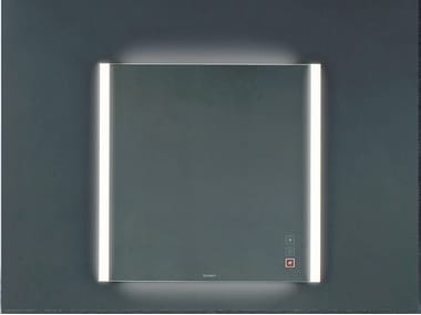 XVIU - Wall-mounted mirror with integrated lighting by Duravit