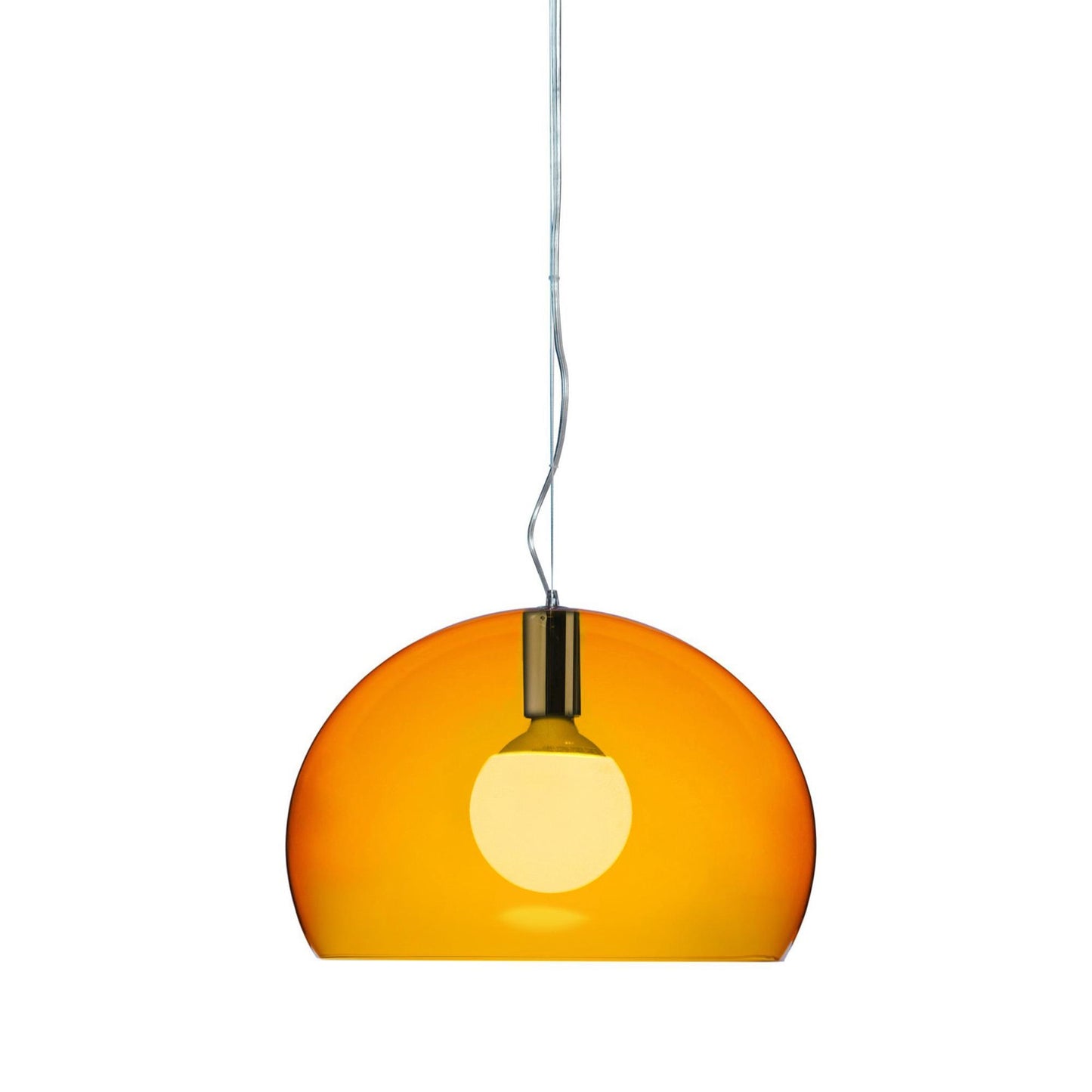 FL/Y Pendant Lamp Small by Kartell #Orange