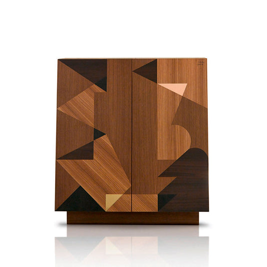 Schermo - Wooden Highboard With Doors by Porro