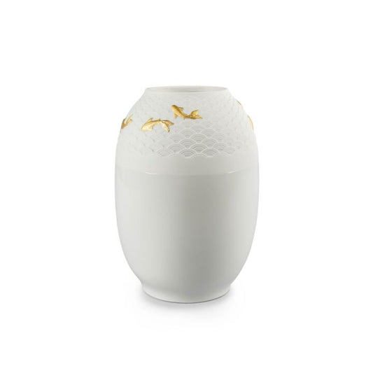 Koi Vase by Lladró #Golden Luster