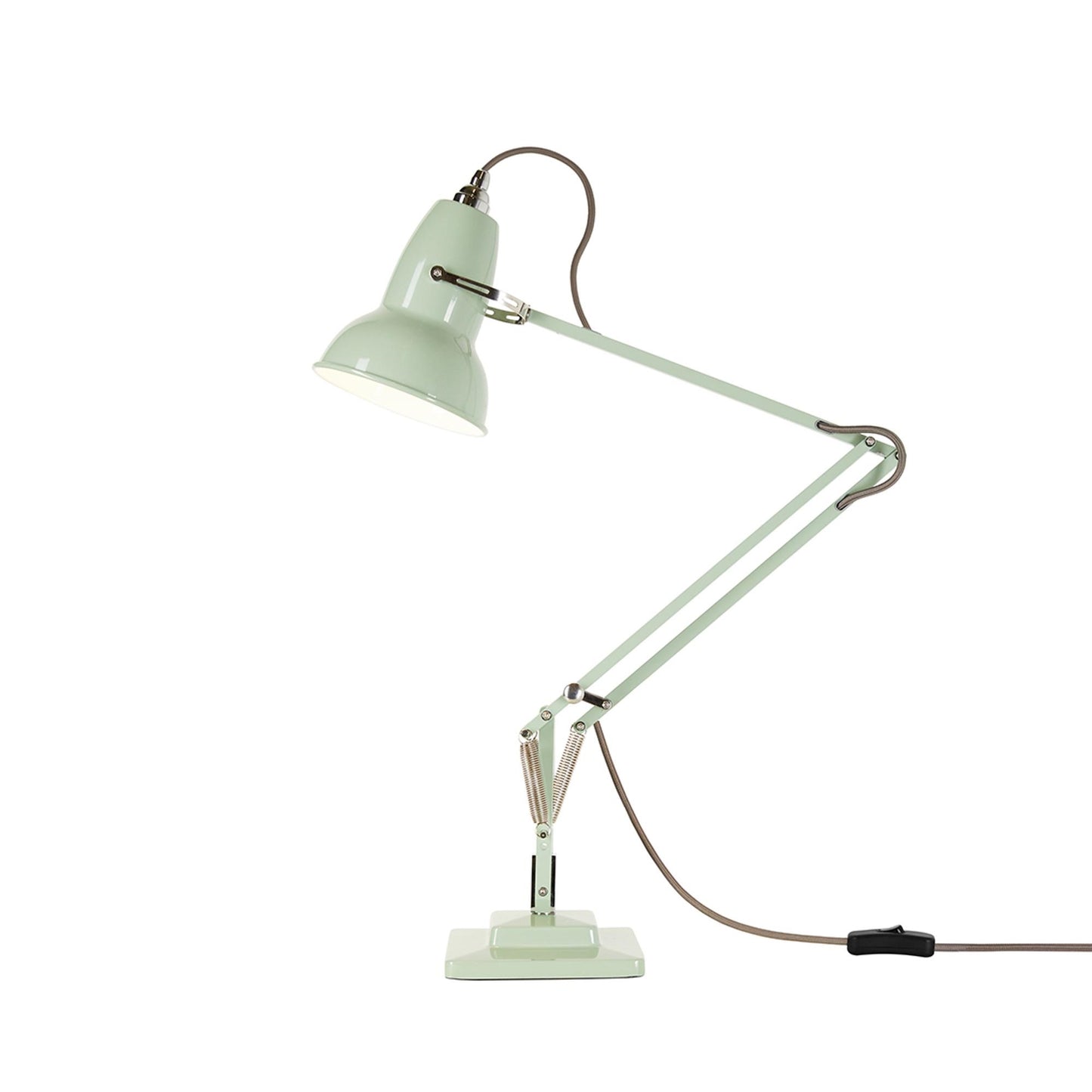 Original 1227 Brass Table Lamp by Anglepoise #Aluminum / Green