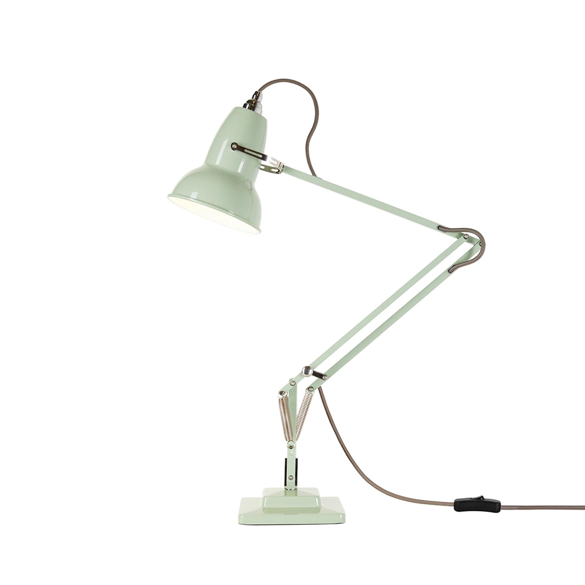 Original 1227 Brass Table Lamp by Anglepoise #Aluminum / Green
