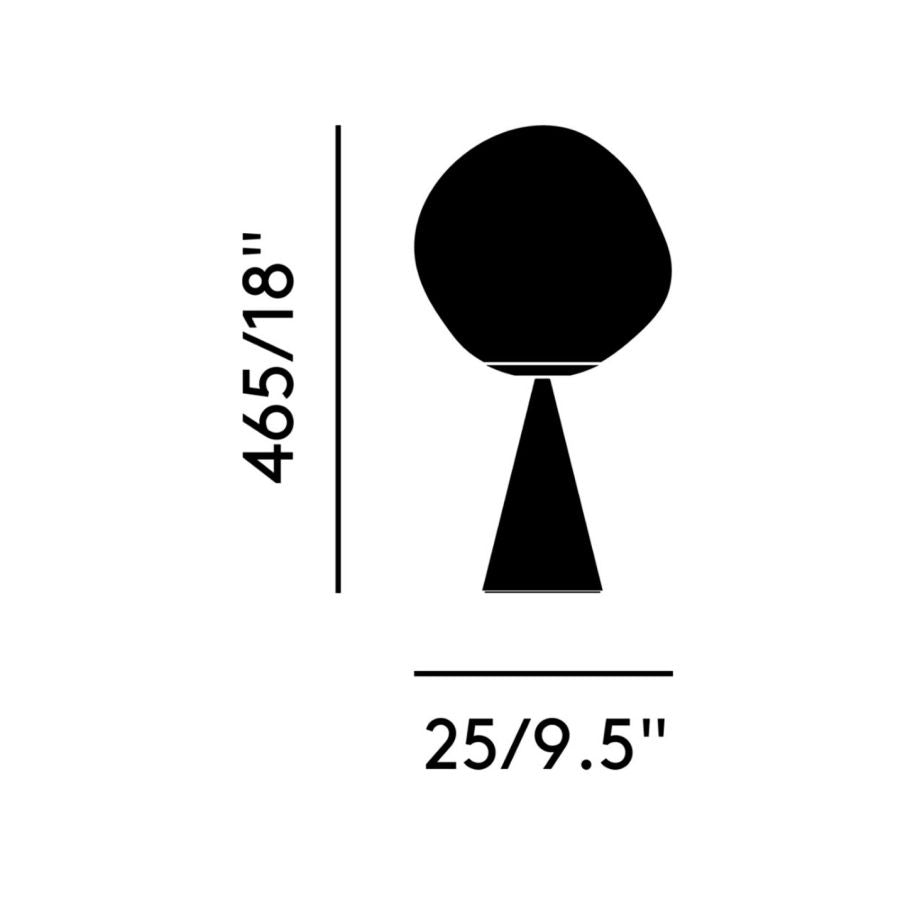 Melt Cone Fat Table Small LEDランプ