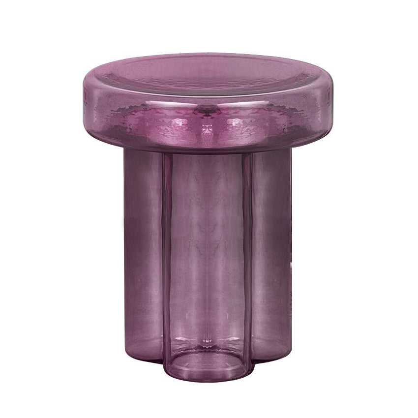 Soda - Round Blown Glass Coffee Table by Miniforms #Amethyst