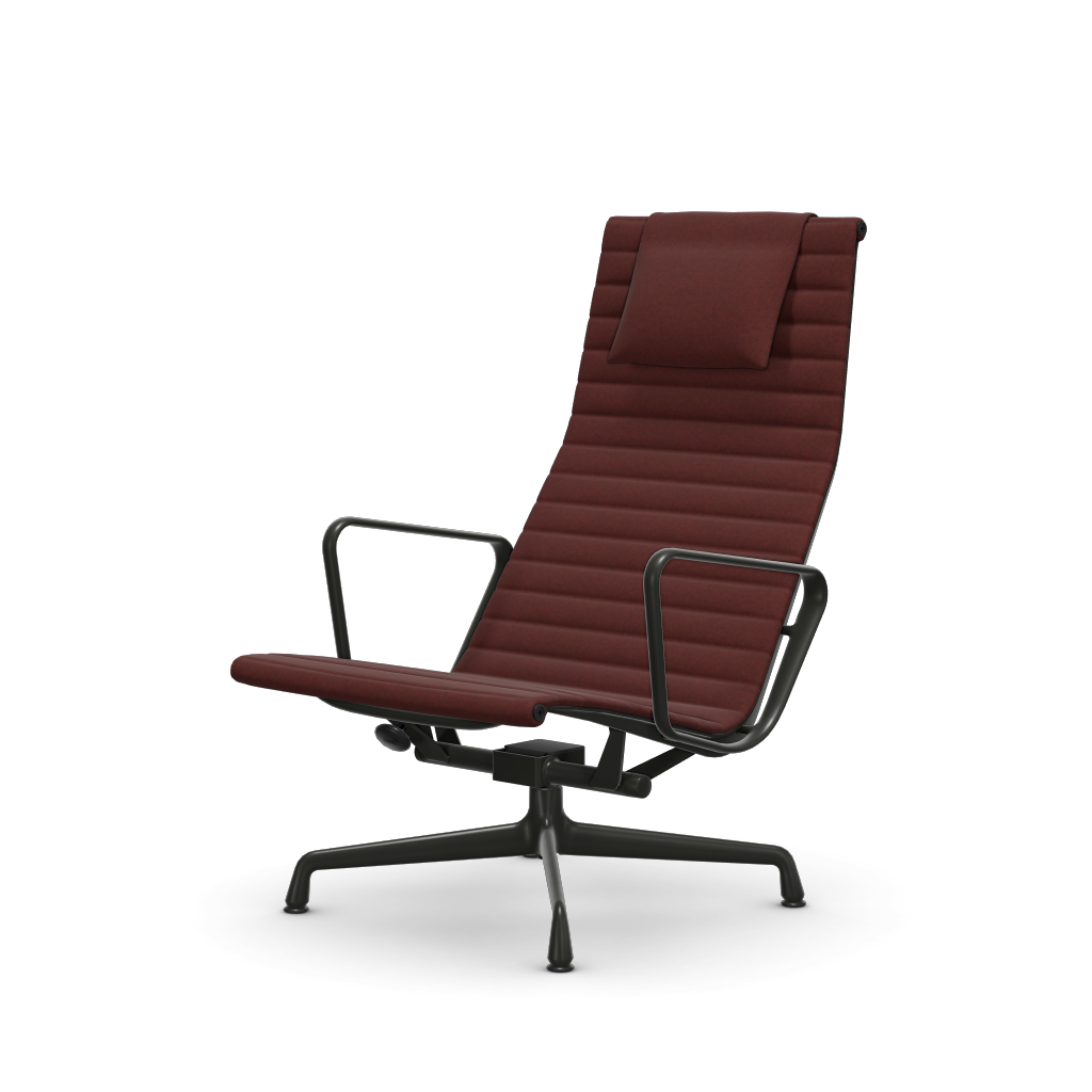 アルミニウムチェア EA 124 – ラウンジ（カバーマテリアル：ファブリック Cosy 2）