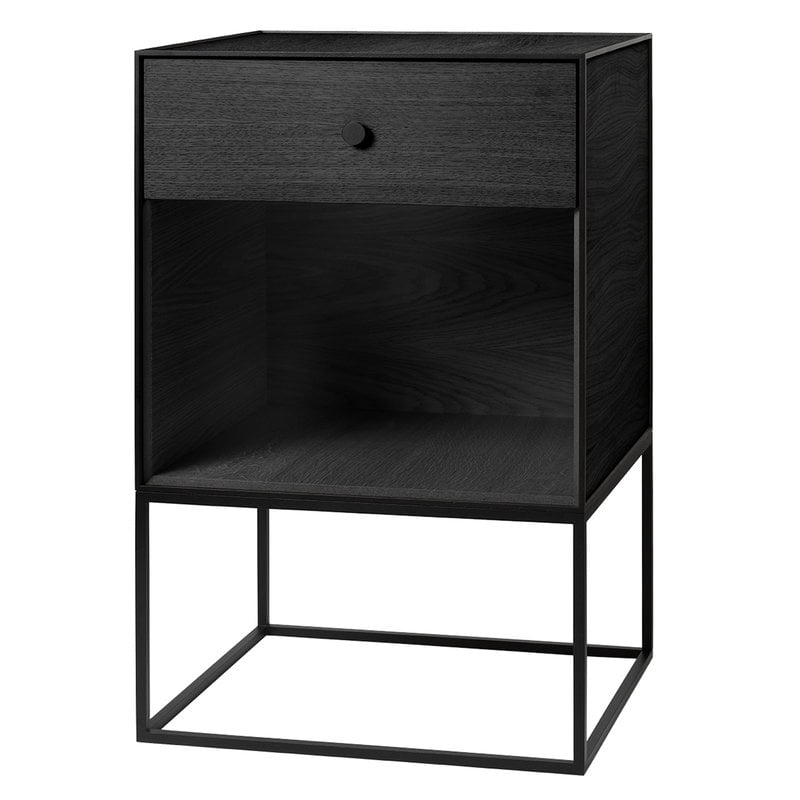 Frame 49 sideboard with 1 drawer by Audo Copenhagen #black stained ash #